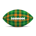 St. Patrick's Day Buffalo Check Print Rugby Ball