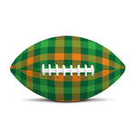 St. Patrick's Day Buffalo Check Print Rugby Ball