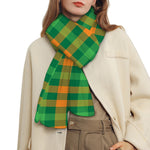 St. Patrick's Day Buffalo Check Print Scarf