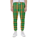 St. Patrick's Day Buffalo Check Print Scuba Joggers