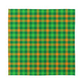 St. Patrick's Day Buffalo Check Print Silk Bandana