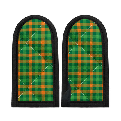 St. Patrick's Day Buffalo Check Print Skillet Handle Cover