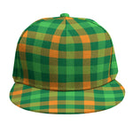 St. Patrick's Day Buffalo Check Print Snapback Cap