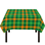 St. Patrick's Day Buffalo Check Print Tablecloth