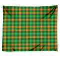 St. Patrick's Day Buffalo Check Print Tapestry