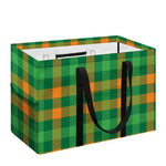 St. Patrick's Day Buffalo Check Print Utility Tote Bag