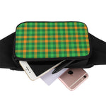 St. Patrick's Day Buffalo Check Print Waist Bag