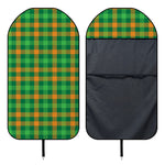 St. Patrick's Day Buffalo Check Print Waterproof Car Seat Cover