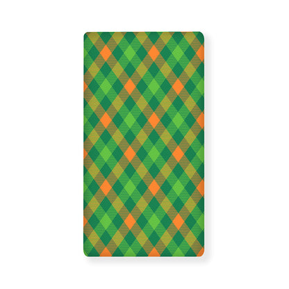 St. Patrick's Day Buffalo Pattern Print Baby Crib Sheet