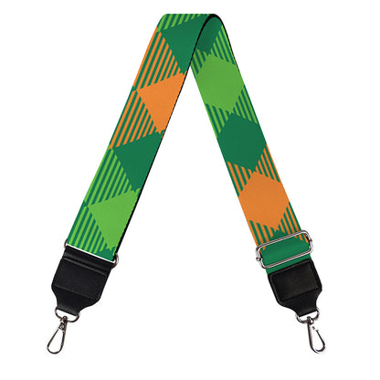 St. Patrick's Day Buffalo Pattern Print Bag Strap