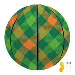 St. Patrick's Day Buffalo Pattern Print Basketball