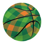 St. Patrick's Day Buffalo Pattern Print Basketball