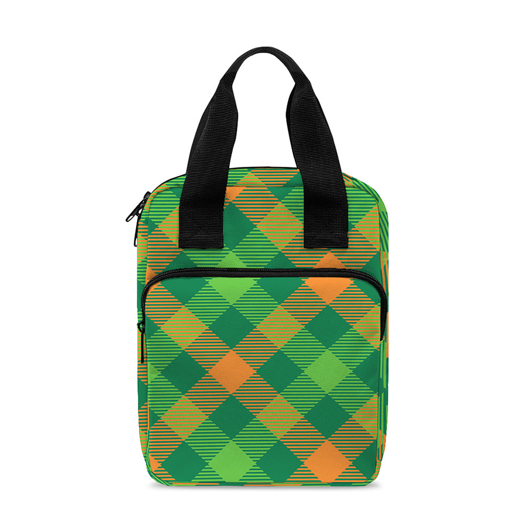 St. Patrick's Day Buffalo Pattern Print Bible Tote Bag