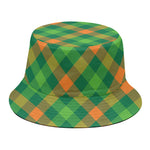 St. Patrick's Day Buffalo Pattern Print Bucket Hat