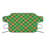 St. Patrick's Day Buffalo Pattern Print Car Windshield Snow Cover