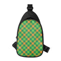 St. Patrick's Day Buffalo Pattern Print Sling Bag