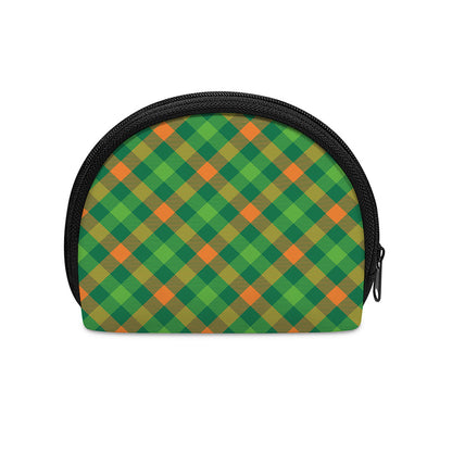 St. Patrick's Day Buffalo Pattern Print Coin Purse