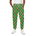 St. Patrick's Day Buffalo Pattern Print Cotton Sweatpants
