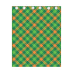St. Patrick's Day Buffalo Pattern Print Curtain