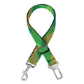 St. Patrick's Day Buffalo Pattern Print Dog Seat Belt