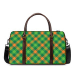 St. Patrick's Day Buffalo Pattern Print Duffle Bag