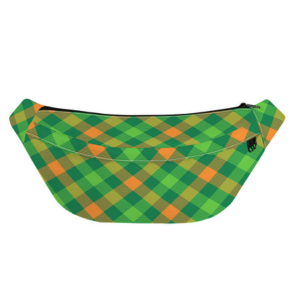 St. Patrick's Day Buffalo Pattern Print Fanny Pack