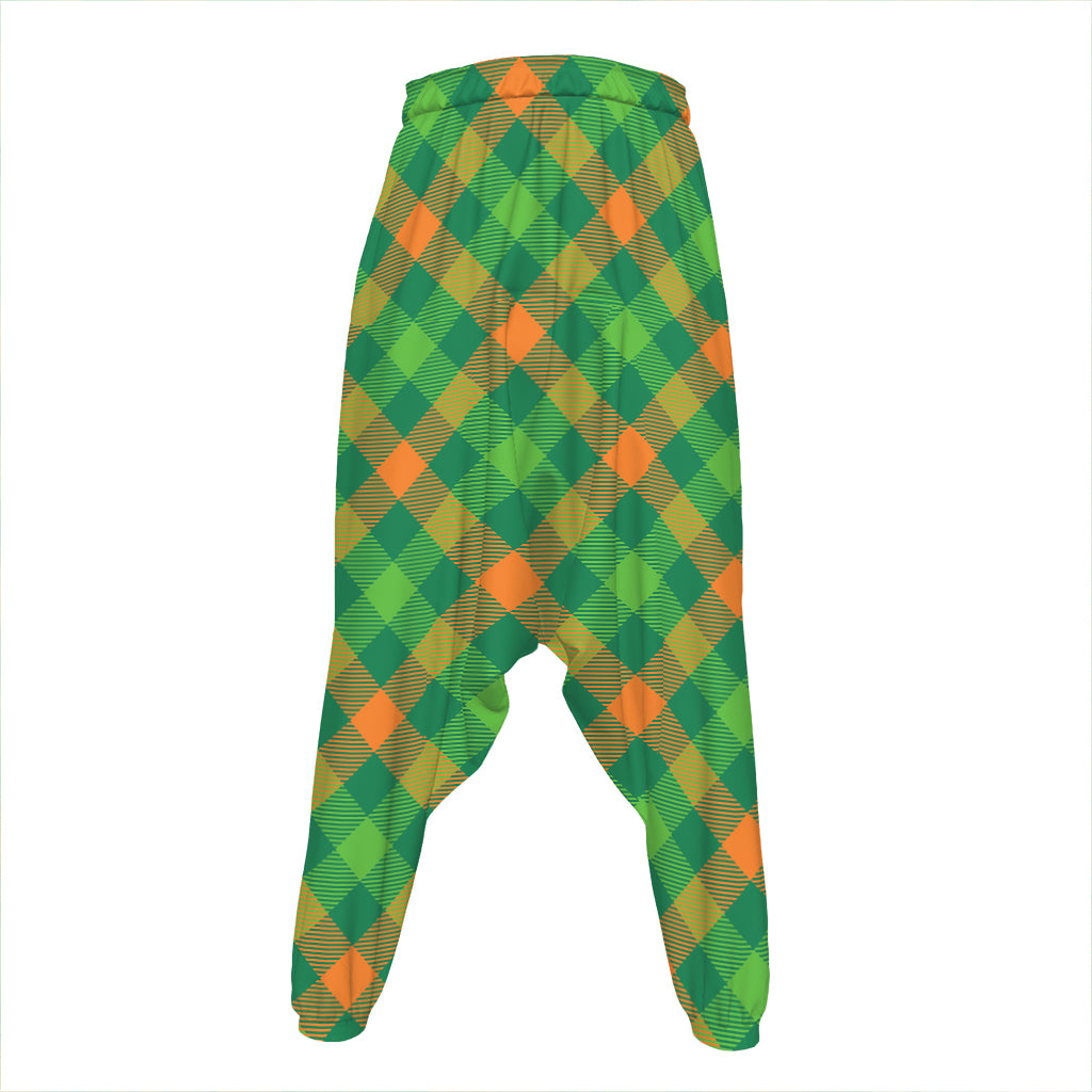St. Patrick's Day Buffalo Pattern Print Hammer Pants