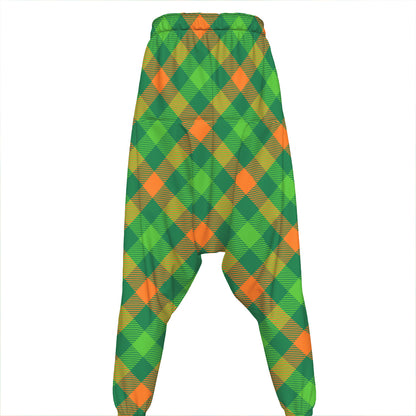 St. Patrick's Day Buffalo Pattern Print Hammer Pants