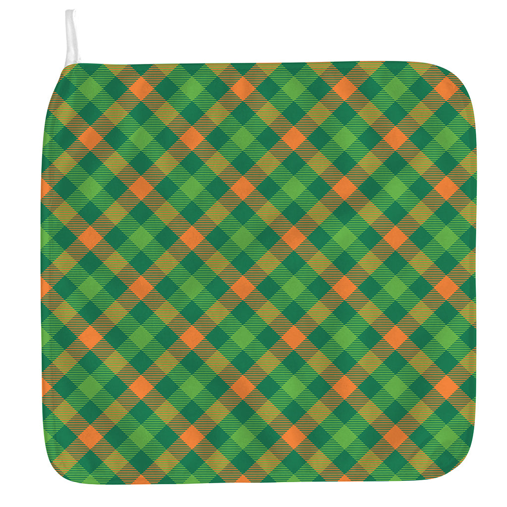 St. Patrick's Day Buffalo Pattern Print Hand Towel