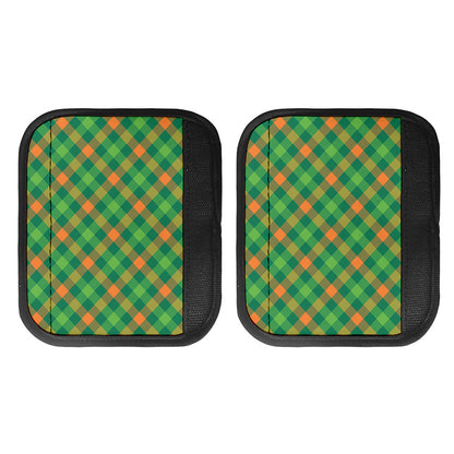 St. Patrick's Day Buffalo Pattern Print Handle Covers