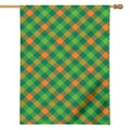 St. Patrick's Day Buffalo Pattern Print House Flag