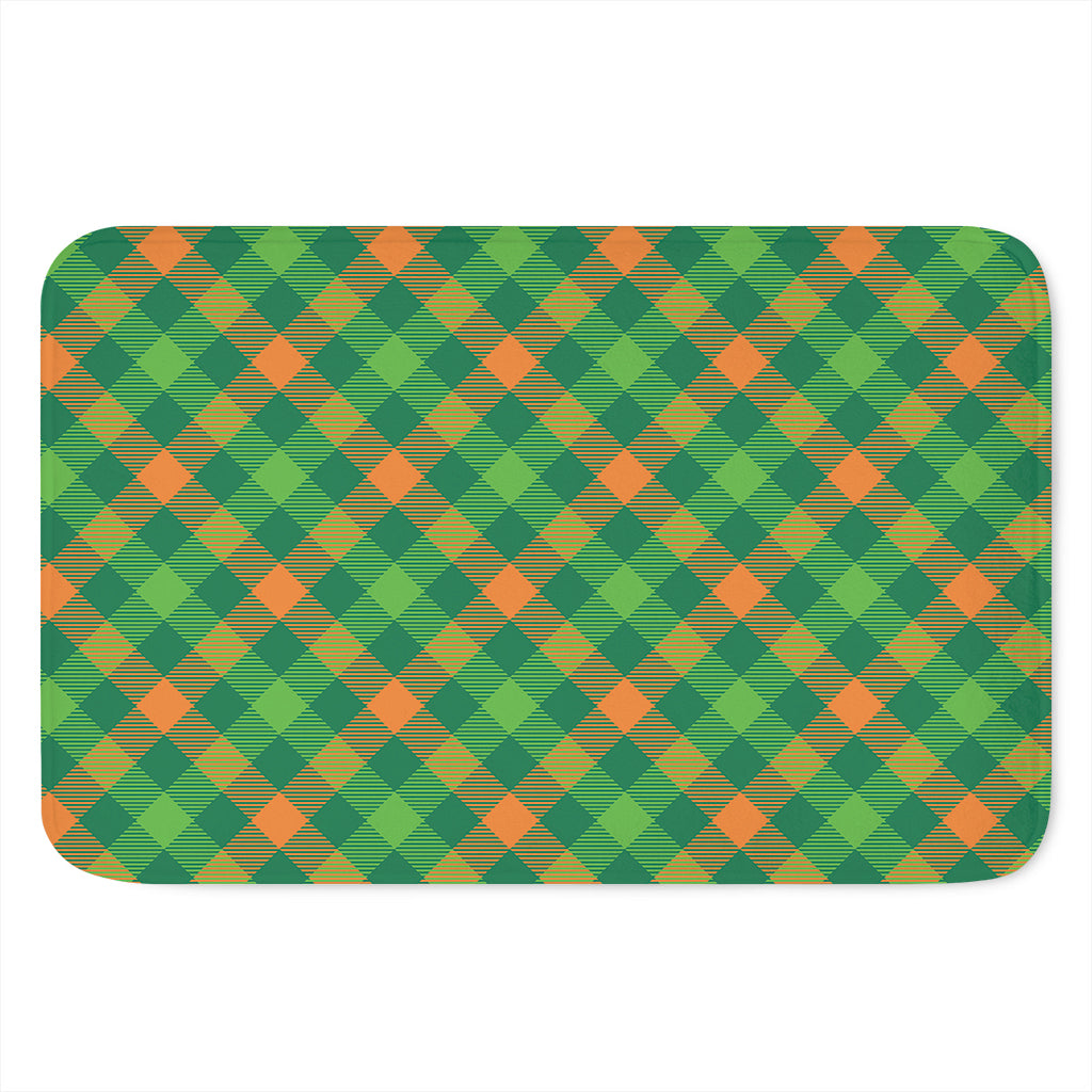 St. Patrick's Day Buffalo Pattern Print Indoor Door Mat