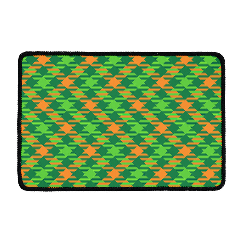 St. Patrick's Day Buffalo Pattern Print Kitchen Mat
