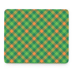 St. Patrick's Day Buffalo Pattern Print Mouse Pad