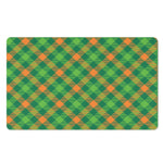 St. Patrick's Day Buffalo Pattern Print Polyester Doormat