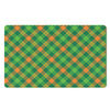 St. Patrick's Day Buffalo Pattern Print Polyester Doormat