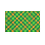 St. Patrick's Day Buffalo Pattern Print Polyester Flag