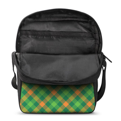 St. Patrick's Day Buffalo Pattern Print Rectangular Crossbody Bag