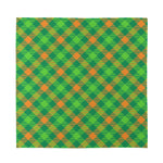 St. Patrick's Day Buffalo Pattern Print Silk Bandana