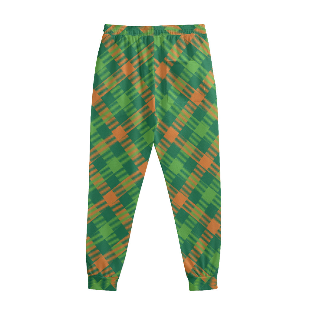 St. Patrick's Day Buffalo Pattern Print Sweatpants