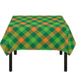 St. Patrick's Day Buffalo Pattern Print Tablecloth