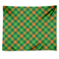 St. Patrick's Day Buffalo Pattern Print Tapestry