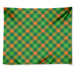 St. Patrick's Day Buffalo Pattern Print Tapestry