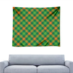 St. Patrick's Day Buffalo Pattern Print Tapestry