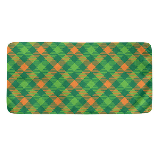 St. Patrick's Day Buffalo Pattern Print Towel