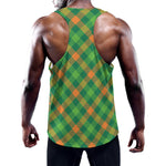 St. Patrick's Day Buffalo Pattern Print Training Tank Top