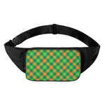 St. Patrick's Day Buffalo Pattern Print Waist Bag