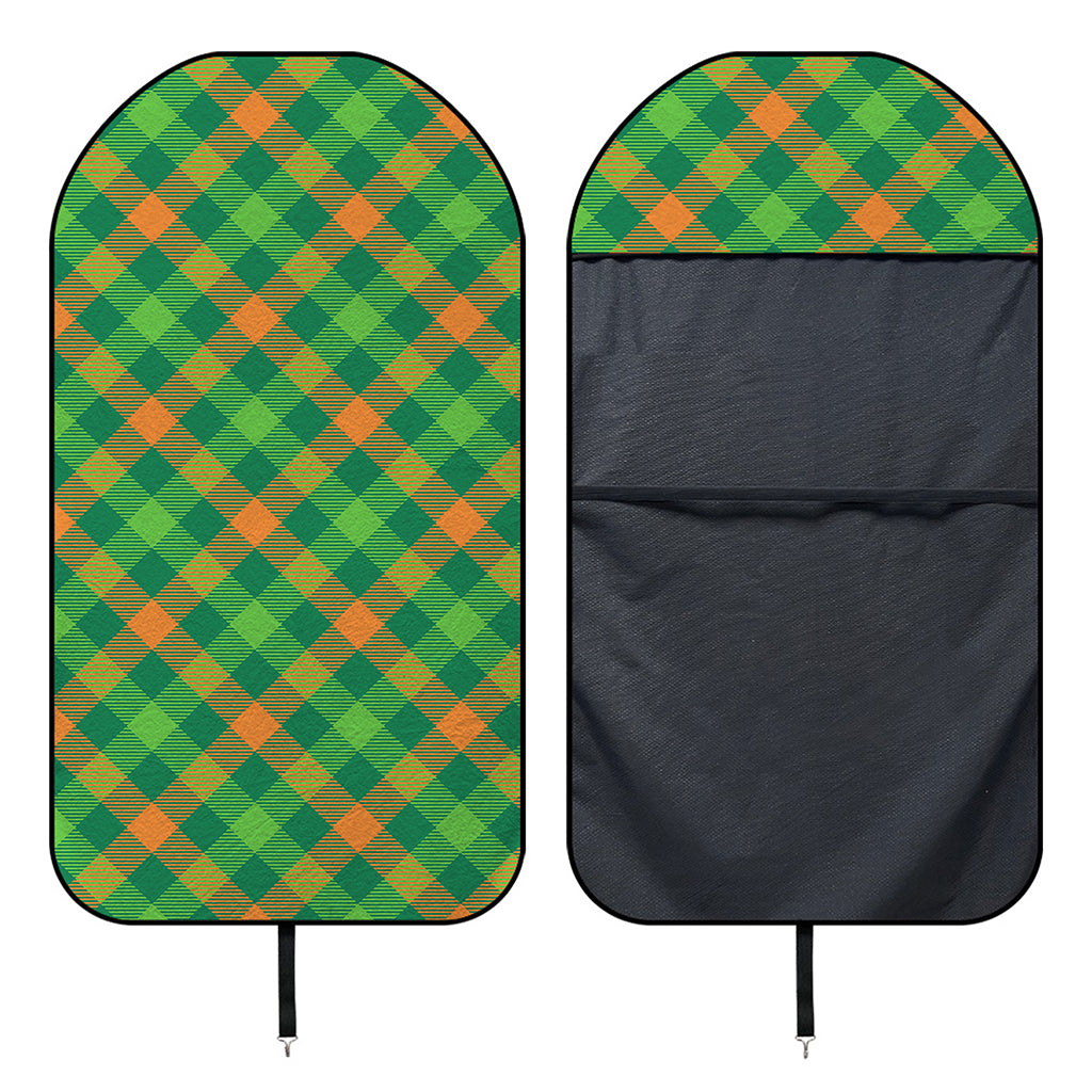 St. Patrick's Day Buffalo Pattern Print Waterproof Car Seat Cover