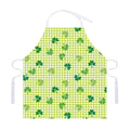 St. Patrick's Day Buffalo Plaid Print Adjustable Apron