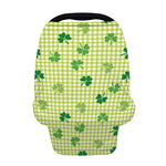 St. Patrick's Day Buffalo Plaid Print Baby Seat Cover